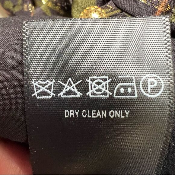 Anthropologie Ett Twa Brenda Jumpsuit Dark Floral Metallic Size 0 Party - Picture 10 of 15